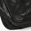 Chanel Vintage Camera Tassel Bag CC Front Pocket Black Quilted Lambskin