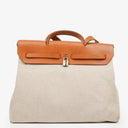 Hermes Herbag Natural Toile Vache Hunter MM 2 In 1 Bag