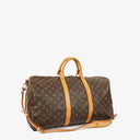 Louis Vuitton Keepall 50 Bandoulière Monogram Canvas Travel Bag