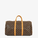 Louis Vuitton Keepall 50 Bandoulière Monogram Canvas Travel Bag