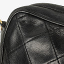 Chanel Vintage Camera Tassel Bag CC Front Pocket Black Quilted Lambskin