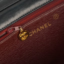 Chanel Classic Full Flap Bag Navy Quilted Lambskin 24K Gold-Plated Hardware
