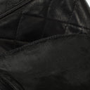 Chanel Vintage Camera Tassel Bag CC Front Pocket Black Quilted Lambskin