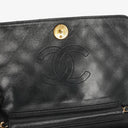 Chanel Classic Full Flap Bag Navy Quilted Lambskin 24K Gold-Plated Hardware