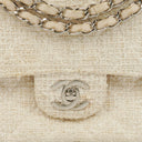 Chanel Quilted Tweed Medium Double Flap Bag