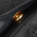Chanel Classic Full Flap Bag Navy Quilted Lambskin 24K Gold-Plated Hardware
