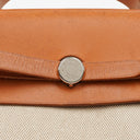 Hermes Herbag Natural Toile Vache Hunter MM 2 In 1 Bag