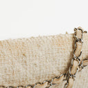Chanel Quilted Tweed Medium Double Flap Bag