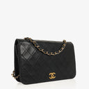 Chanel Classic Full Flap Bag Navy Quilted Lambskin 24K Gold-Plated Hardware