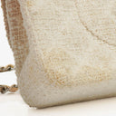 Chanel Quilted Tweed Medium Double Flap Bag