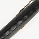 Chanel Classic Full Flap Bag Navy Quilted Lambskin 24K Gold-Plated Hardware