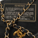 Chanel Classic Full Flap Bag Navy Quilted Lambskin 24K Gold-Plated Hardware