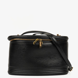 Louis Vuitton Nice Black EPI Leather Vanity Case