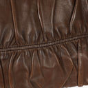 Prada Nappa Gaufre Brown Leather Tote Bag