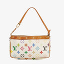 Louis Vuitton Takashi Murakami Pochette Accessoire Multicolor Clutch Handbag