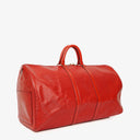 Louis Vuitton Keepall 55 Red EPI Leather Travel Bag