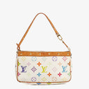 Louis Vuitton Takashi Murakami Pochette Accessoire Multicolor Clutch Handbag