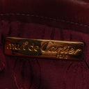 Sac en cuir bordeaux Must De Cartier