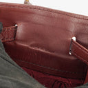 Sac en cuir bordeaux Must De Cartier