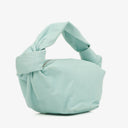 Bottega Veneta Blue Leather Double Knot Clutch