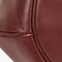 Sac en cuir bordeaux Must De Cartier