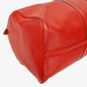 Louis Vuitton Keepall 55 Red EPI Leather Travel Bag