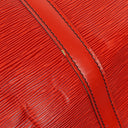 Louis Vuitton Keepall 55 Red EPI Leather Travel Bag