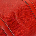 Louis Vuitton Keepall 55 Red EPI Leather Travel Bag