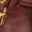 Sac en cuir bordeaux Must De Cartier