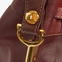 Sac en cuir bordeaux Must De Cartier