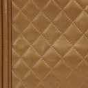 Chanel Large Boy Gold Metalic Quilted Flap Bag With Aged Gold Hardware