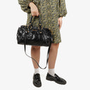Miu Miu Vitello Black Satchel Bag
