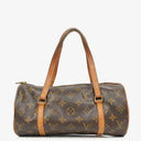 Louis Vuitton Papillon 25 Vintage Monogram Canvas Handbag