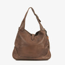 Gucci Jackie Leather Bamboo Tassel Hobo Bag