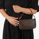Louis Vuitton Pochette Accessoires Monogram Canvas Clutch Handbag