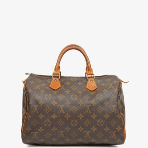 Louis Vuitton Speedy 30 Monogram Canvas Bag