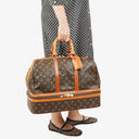 Louis Vuitton Sac Sport Monogram Canvas Boston Travel Bag
