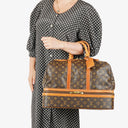Louis Vuitton Sac Sport Monogram Canvas Boston Travel Bag