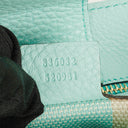 Gucci Woven Straw and Leather Bamboo Shopper Tote Bag