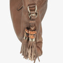 Gucci Jackie Leather Bamboo Tassel Hobo Bag