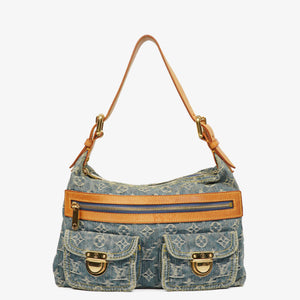 Louis Vuitton Baggy PM Monogram Denim Shoulder Bag