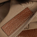 Cartier Marcello de Cartier Brown Leather Handle Bag
