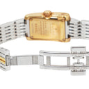 Gucci 8600L Guccissima Rectangular Two-Tone Stainless Steel Watch