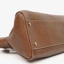 Cartier Marcello de Cartier Brown Leather Handle Bag
