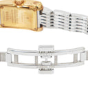 Gucci 8600L Guccissima Rectangular Two-Tone Stainless Steel Watch