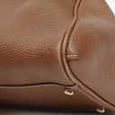 Cartier Marcello de Cartier Brown Leather Handle Bag