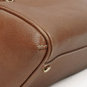Cartier Marcello de Cartier Brown Leather Handle Bag