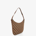 Gucci Brown Pochette GG Canvas Shoulder Bag