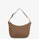 Gucci Brown Pochette GG Canvas Shoulder Bag