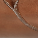 Cartier Marcello de Cartier Brown Leather Handle Bag